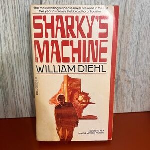 Sharky's Machine William Diehl Paperback 1979 First Dell Printing Vintage Novel